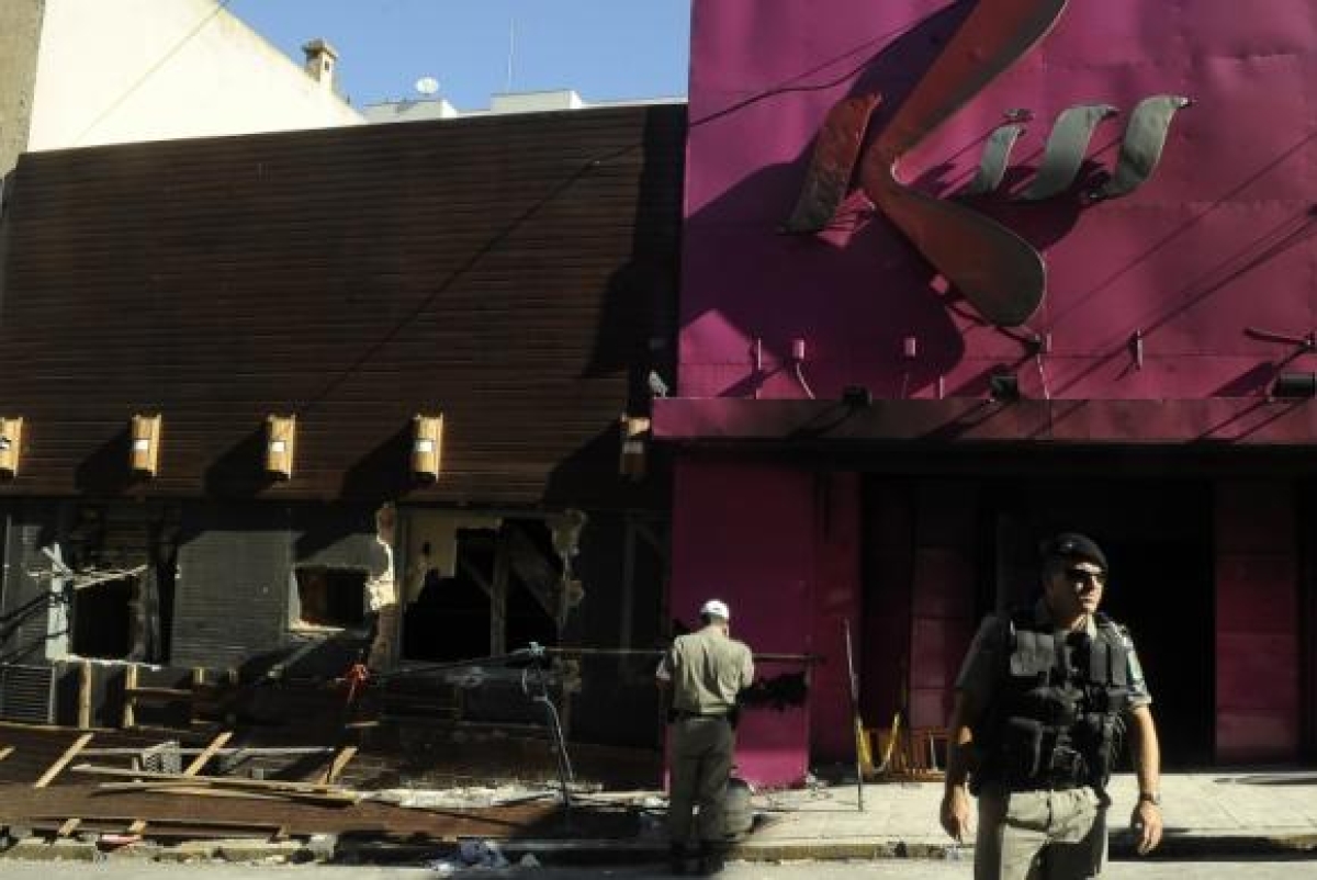 Fachada da Boate Kiss, em Santa Maria (RS) (Foto: Wilson Dias/Agência Brasil)