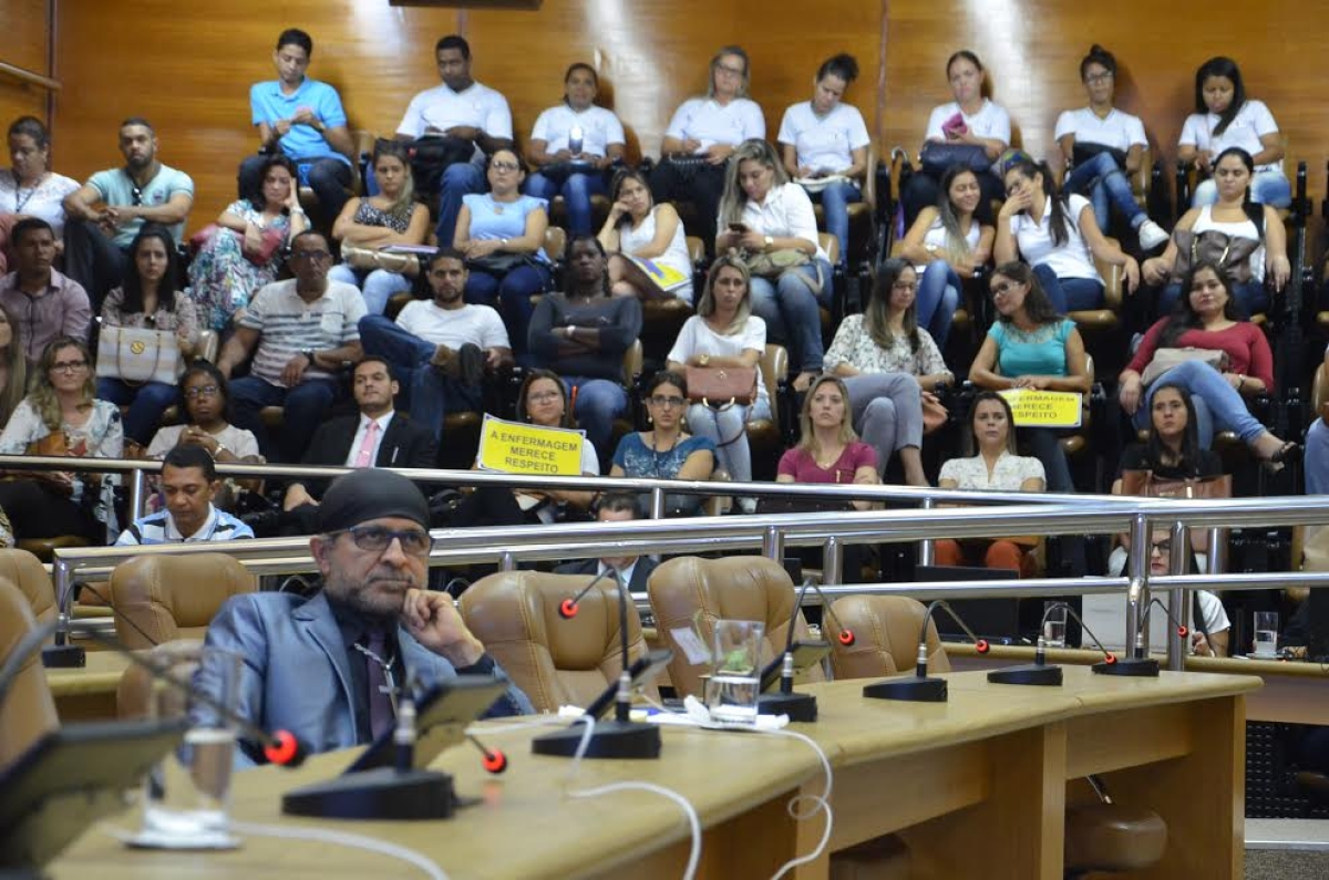 Moritos Matos acompanha atento às palestras (Foto: Jadilson Simões/Agência Alese)