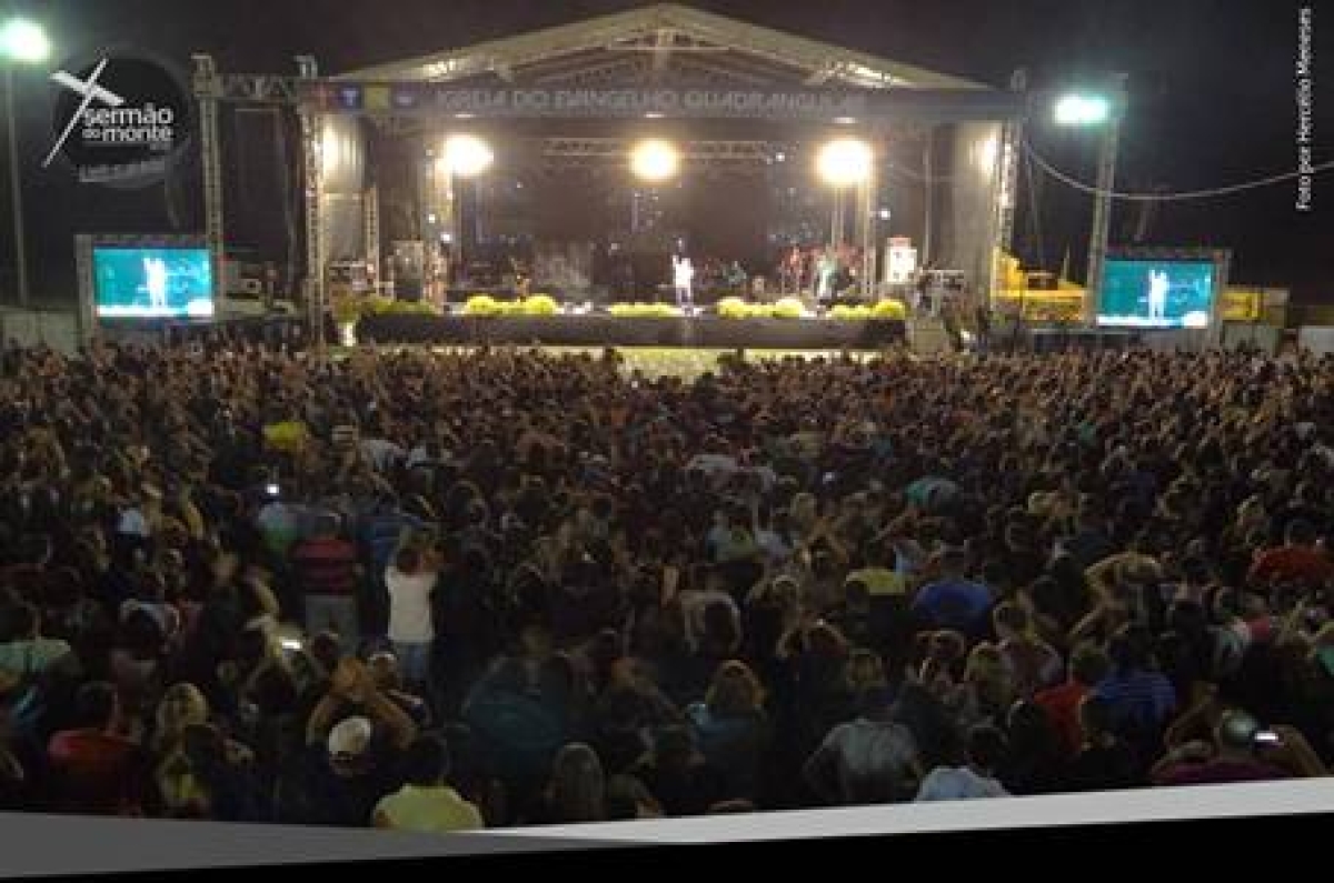 Sermão do Monte marca Páscoa da capital sergipana (Foto: Assessoria Igreja do Evangelho Quadrangular de Sergipe)