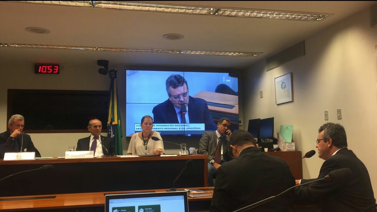 Luciano Pimentel pede ao DNOCS mais pelo sertão sergipano (Foto: Jozailto Lima/Assessoria Luciano Pimentel) 