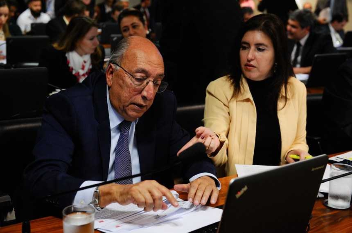 O senador Pedro Chaves foi relator do projeto (Foto: Marcos Oliveira/Agência Senado)