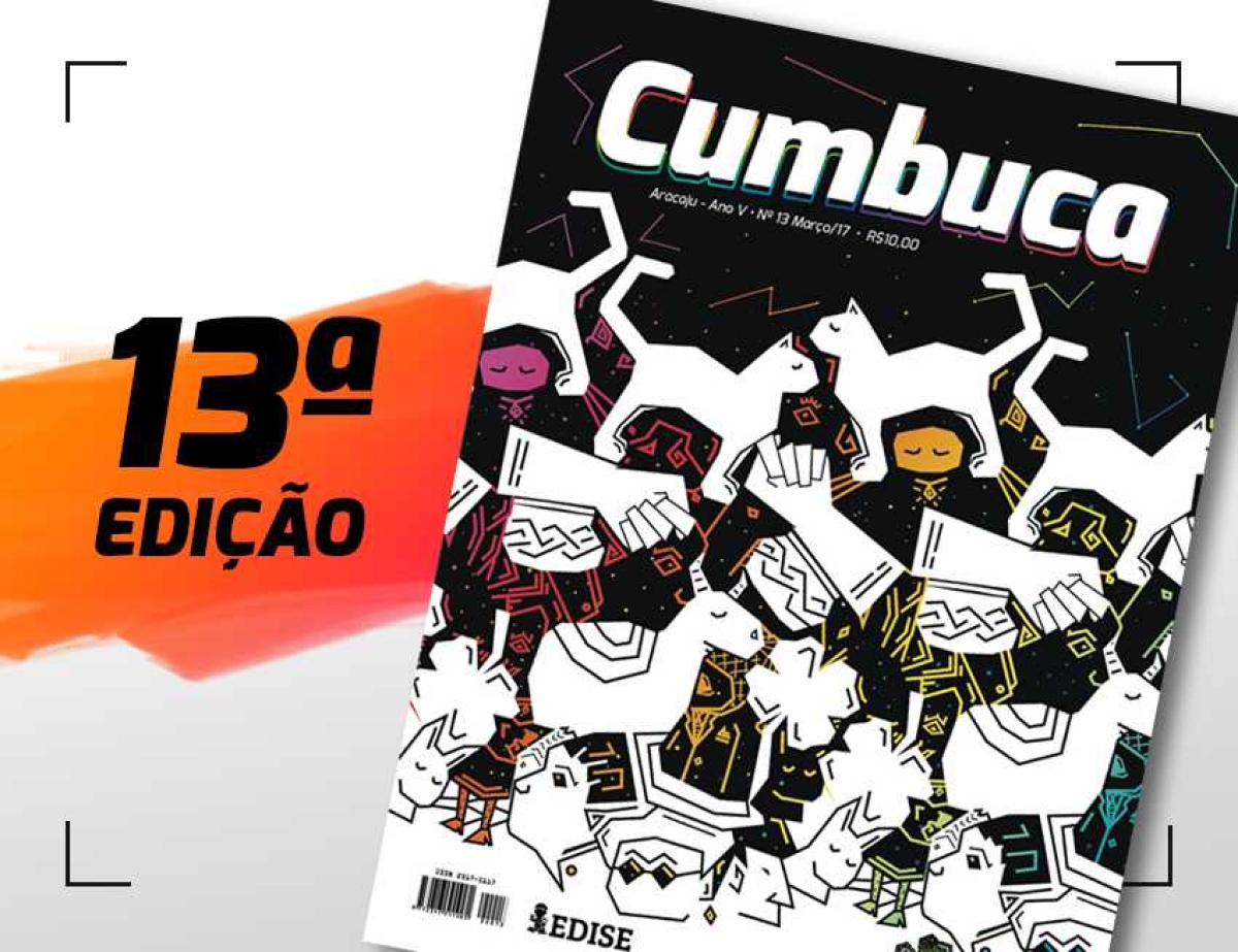 13ª edição da Revista Cumbuca pode ser acessada em plataforma digital (Imagem: Divulgação)