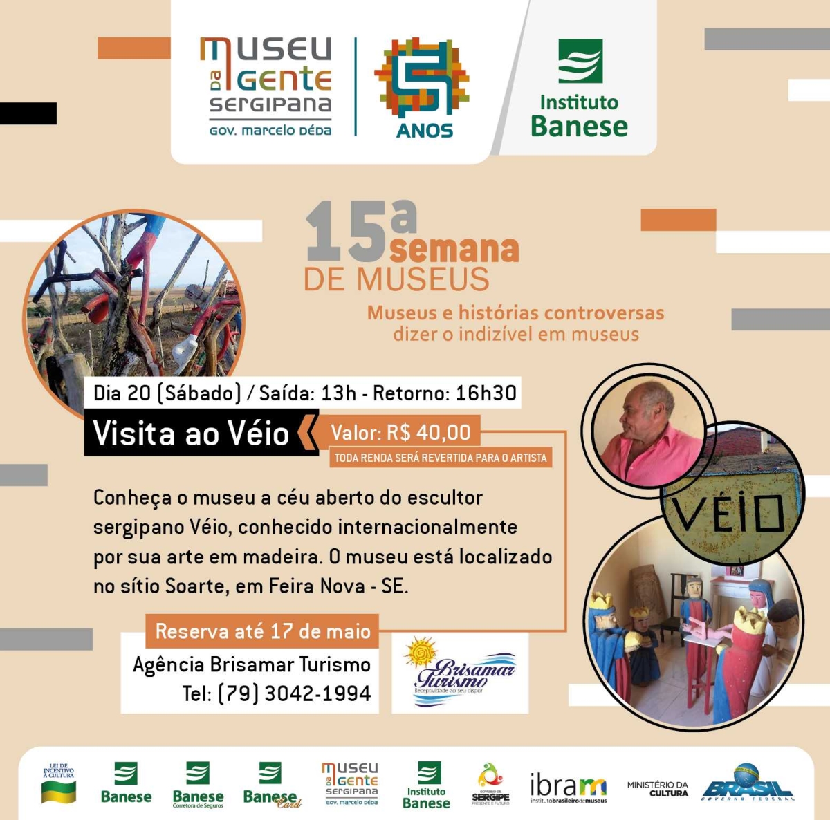 Museu da Gente Sergipana oferece programação especial na 15ª Semana de Museus (Foto: Divulgação/Museu da Gente Sergipana)