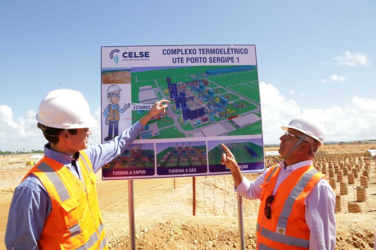 "A termelétrica é o melhor exemplo de superação da crise com trabalho", diz governador de Sergipe (Foto: Jorge Henrique/ASN)