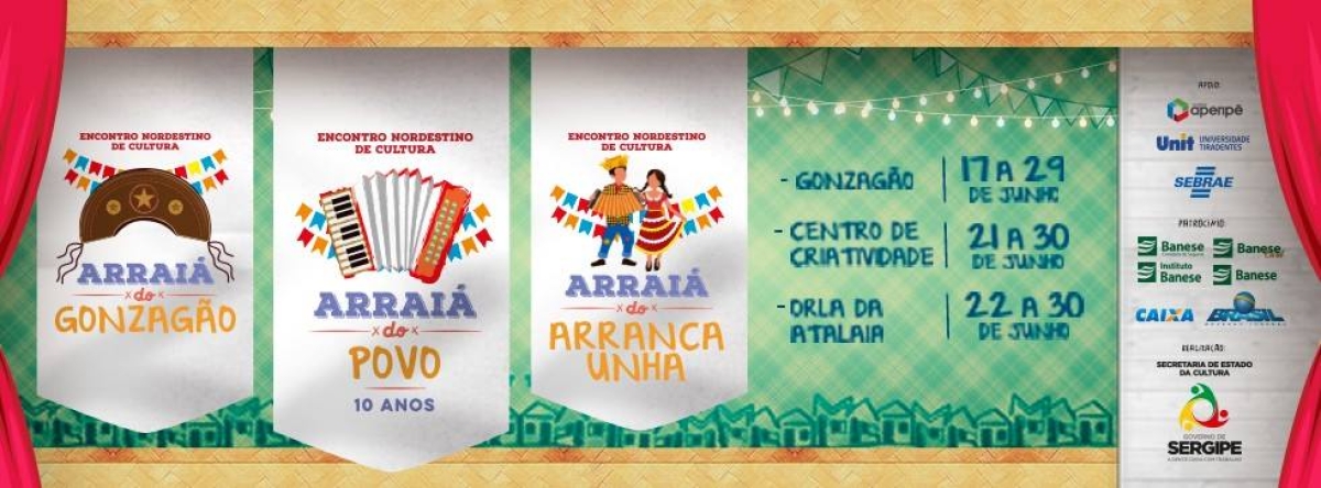 Governo de Sergipe divulga programação do Arraiá do Povo (Imagem: Divulgação)