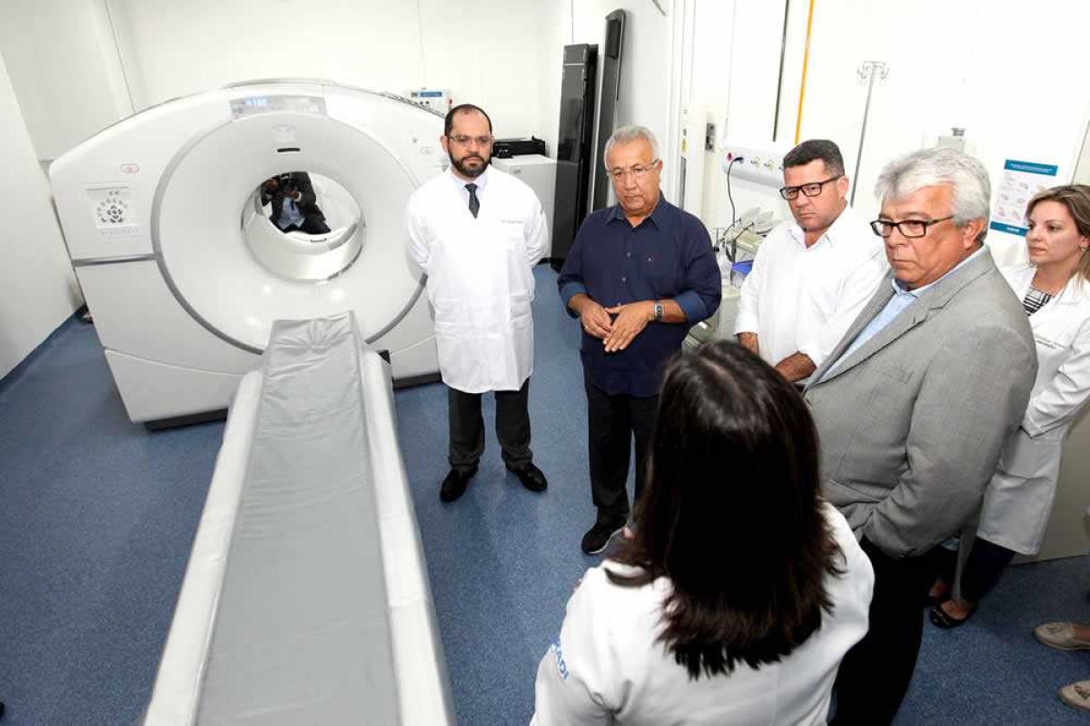 Governador Jackson Barreto visita Clinradi (Foto: Andre Moreira/ASN)