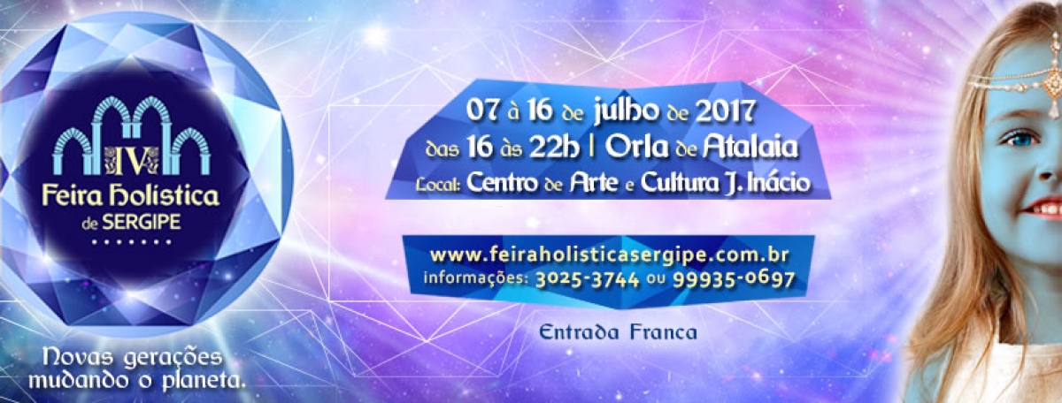 Sergipe recebe mais uma edição da Feira Holística (Imagem: Divulgação)