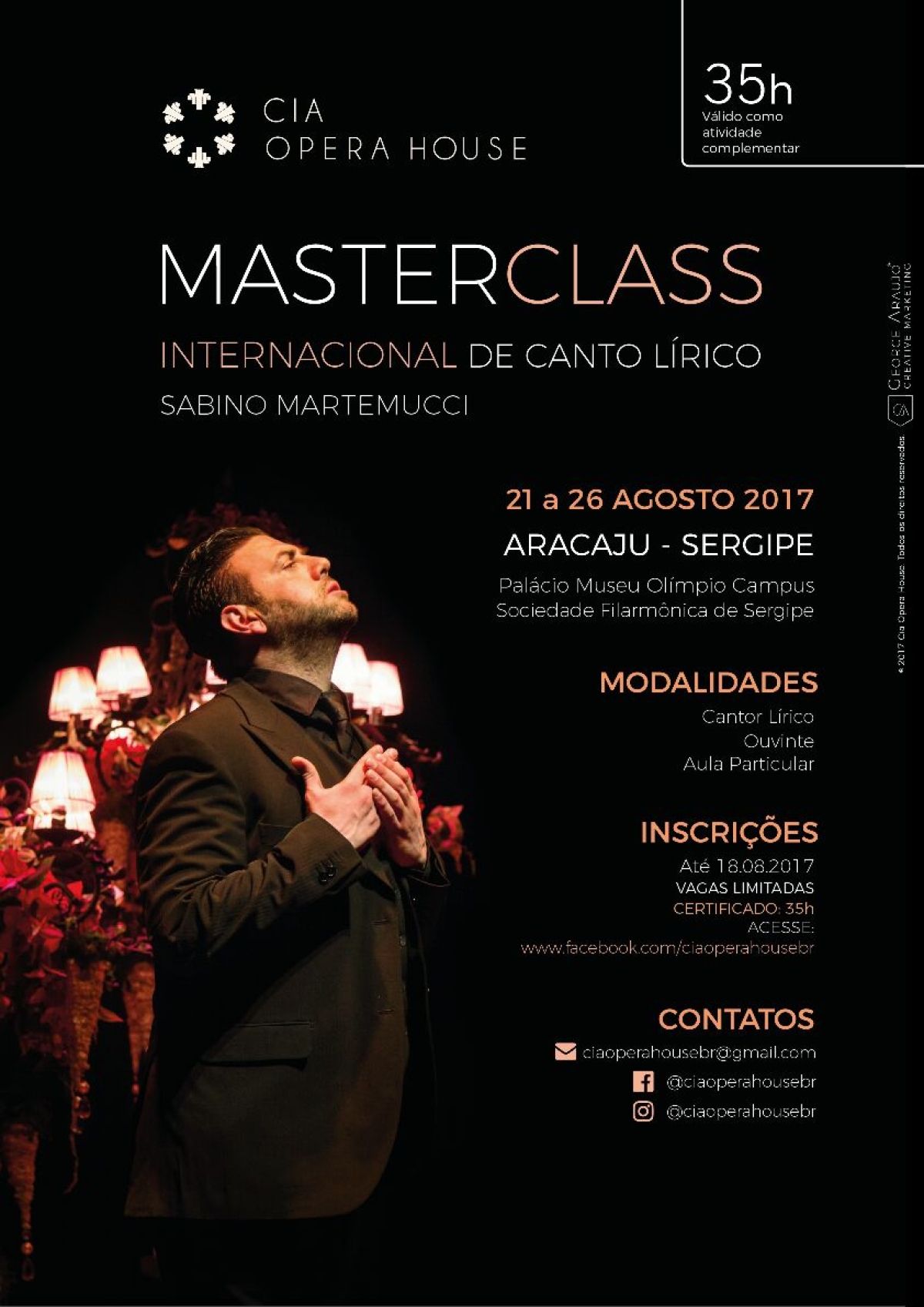 Cia �?pera House BR promoverá Recital Internacional VIVA �?PERA (Imagem: Divulgação)