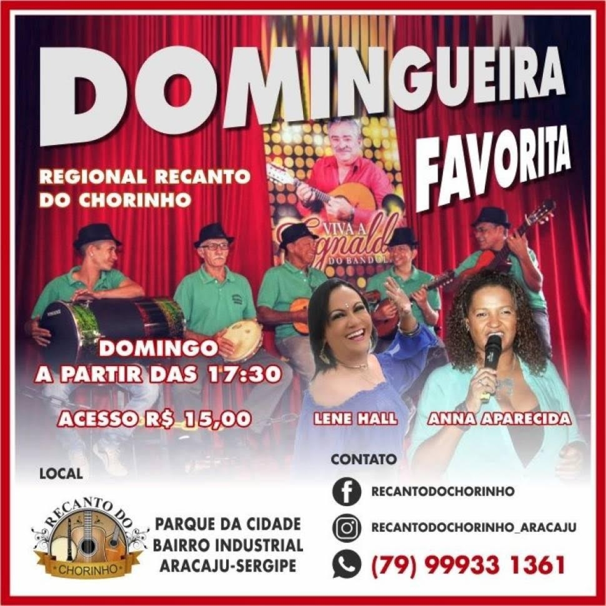Fim de Domingo com Chorinho no Parque da Cidade (Imagem: Divulgação)