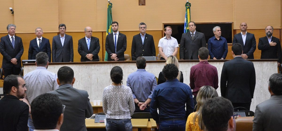 Abertura da audiência no plenário da Alese  (Foto: Eduardo Almeida/Ascom)