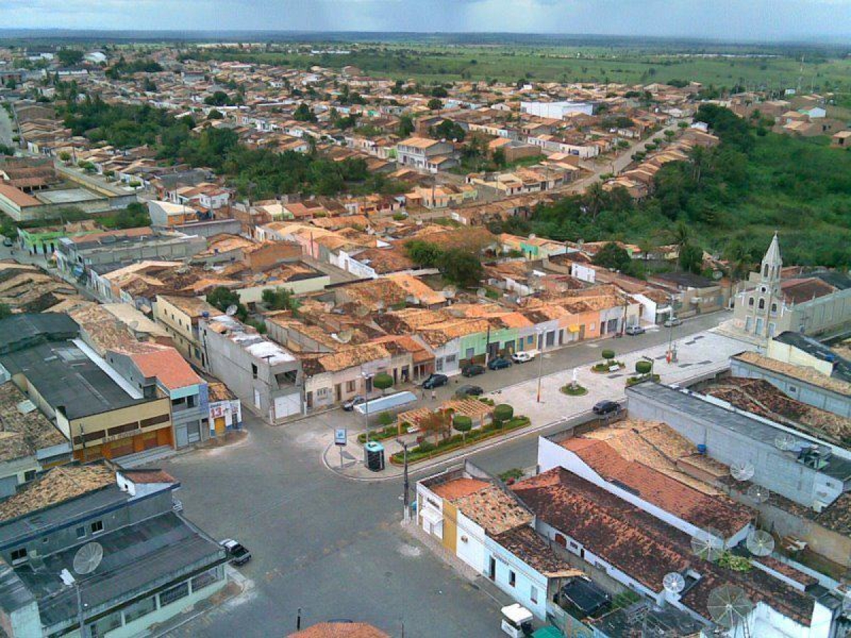 Vista aérea de Glória (Foto: Portal Mais Sertão)