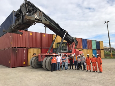 Porto de Sergipe começa a movimentar contêineres (Foto: Divulgação)