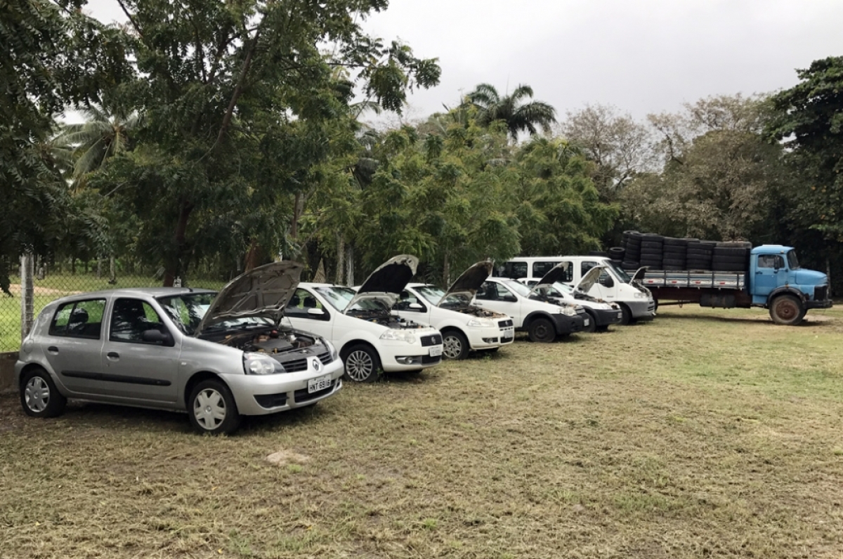 Oito lotes de veículos vão a leilão (Foto: Saulo Coelho)