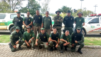 PM e Ibama realizam ação conjunta para combater a caça e o abate de animais silvestres no Sertão (Foto: Ascom PM/SE)