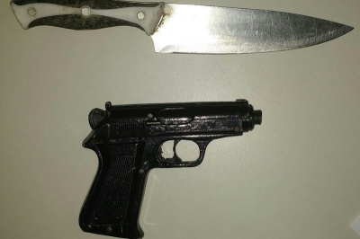 Polícia Militar flagra suspeitos de assalto a ônibus em Simão Dias (Foto: PM/SE)