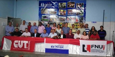 Diretoria eleita do Sindisan toma posse (Foto: Ascom-Sindisan )