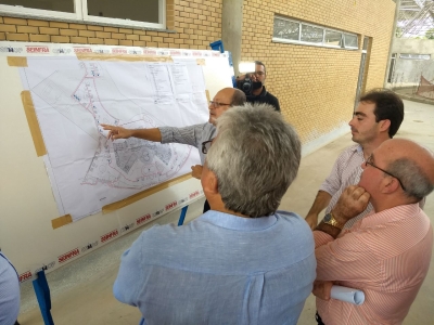 Almeida Lima visita obra do Centro de Reabilitação e anuncia providências para retomada dos serviços (Foto: Ascom/SES)