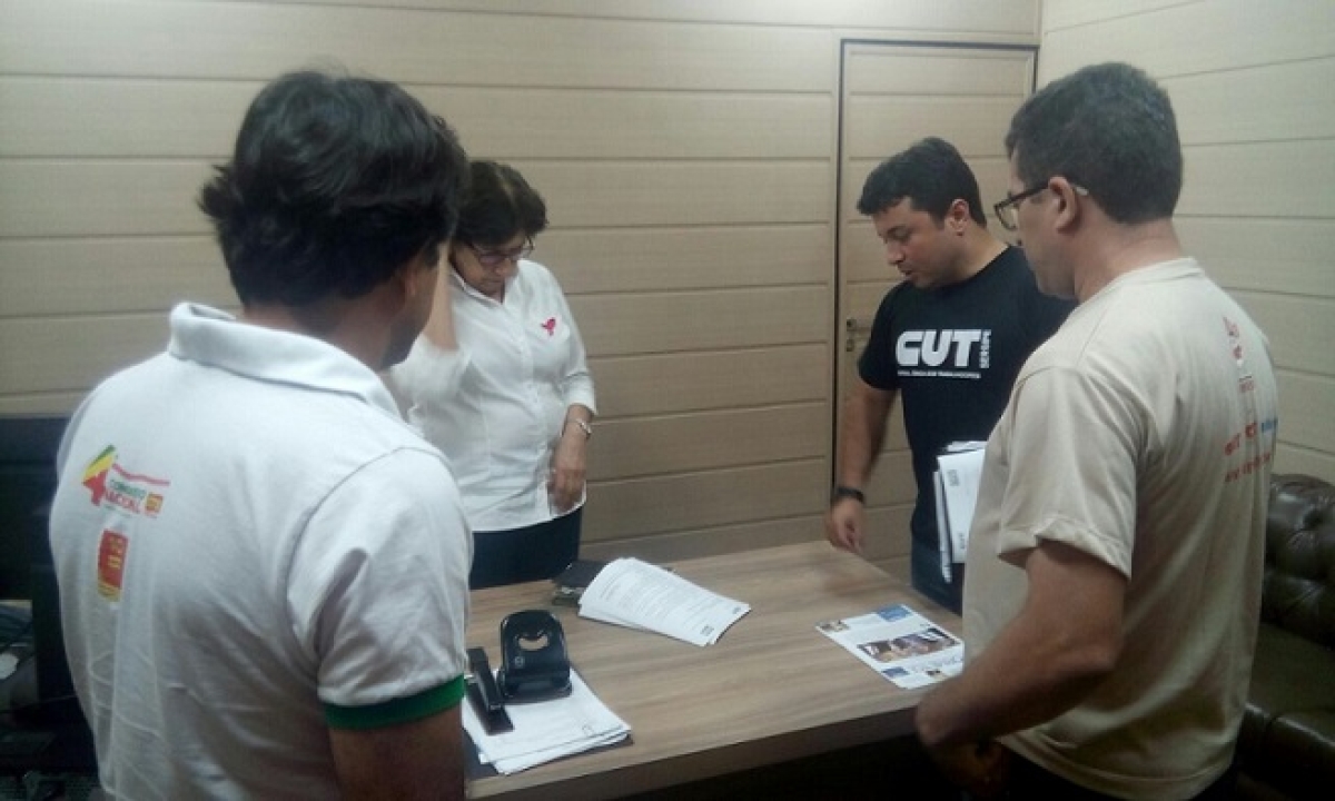 CUT solicita ao TCE/Sergipe Tomada de Contas nas receitas do Governo do Estado (Foto: CUT/SE)