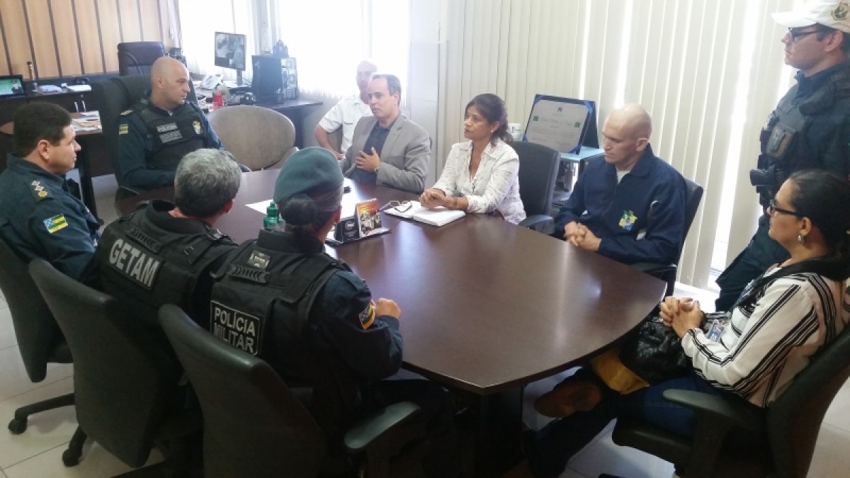 Gestores do Hemose e Polícia Militar fazem balanço da campanha "Todos por Rômulo" (Foto: SES/SE)