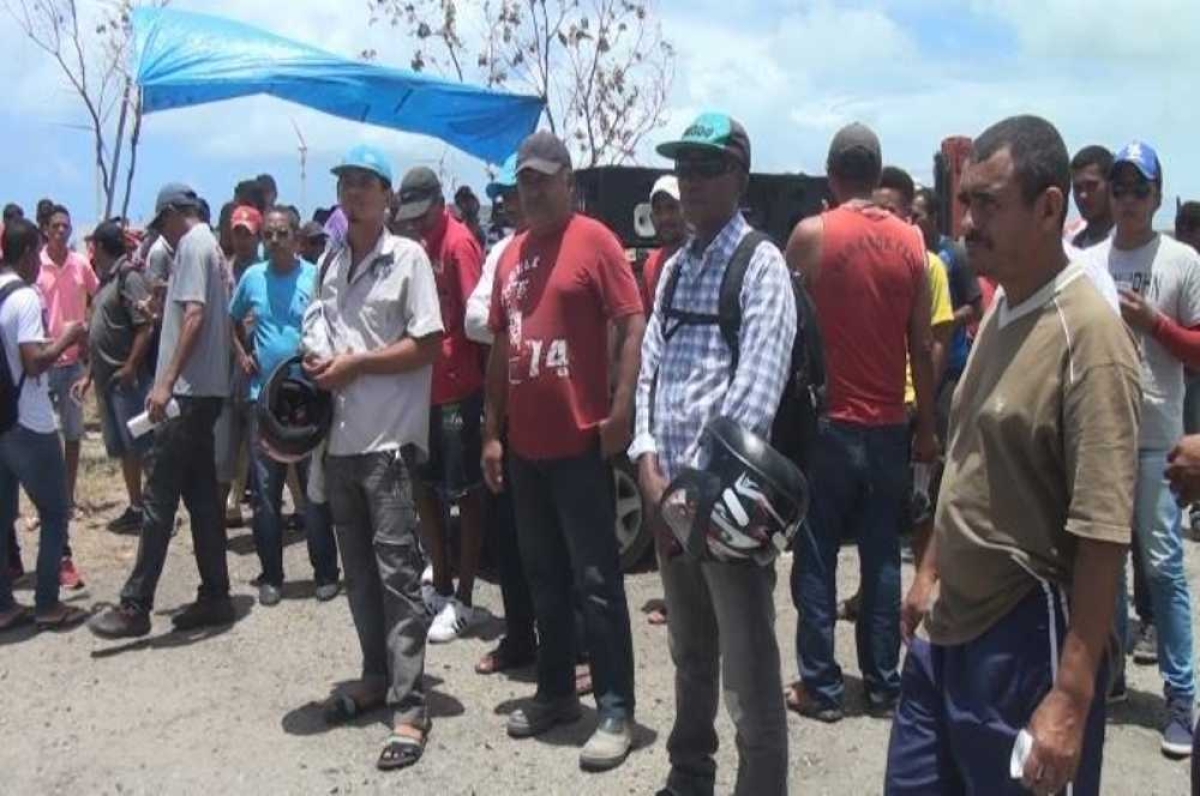 Grupo cobra contratação de mão de obra local na termoelétrica (Foto: Portal Infonet)