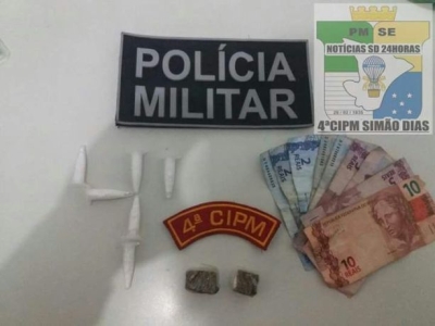 Polícia Militar prende foragido da justiça de São Paulo em Pinhão (Foto: 4ª CIPM/PMSE)