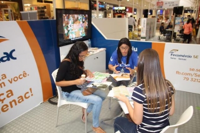 Senac participa da ExpoEnsino e já divulga cursos para 2018  (Foto: Tiago Moura/Fecomério)