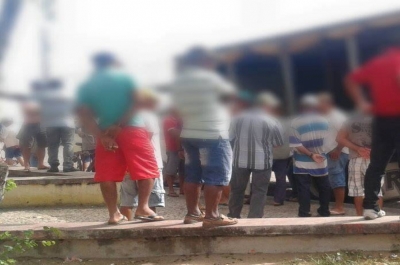  Fato ocorreu na Praça da Feira do Feijão (Foto: Lagarto Como Eu Vejo)