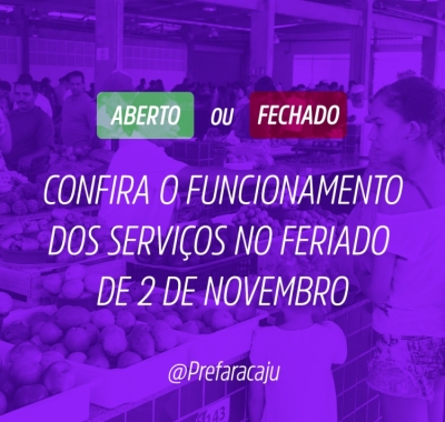 Confira o horário de funcionamento dos serviços municipais no Dia de Finados (Imagem: Secom/PMA)