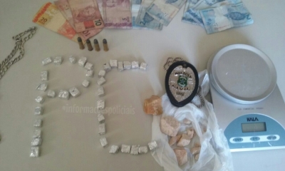 Ação conjunta da Polícia Civil prende traficante de drogas que agia na cidade de Umbaúba (Foto: SSP)