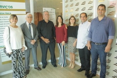 A solenidade de reabertura da loja Central do Banese Card foi bastante concorrida (Foto: Divulgação)