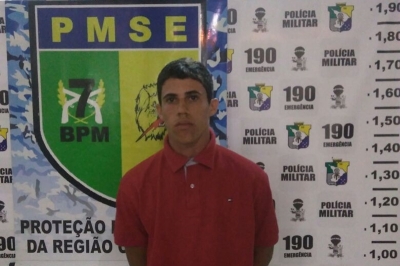 Homem é preso por porte ilegal de arma de fogo em Lagarto (Foto: SSP)