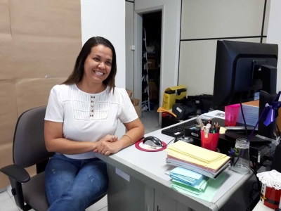 Alynne França, da Área Técnica da Rede de Cuidados à Pessoa com Deficiência da SES/SE (Foto: SES/SE)