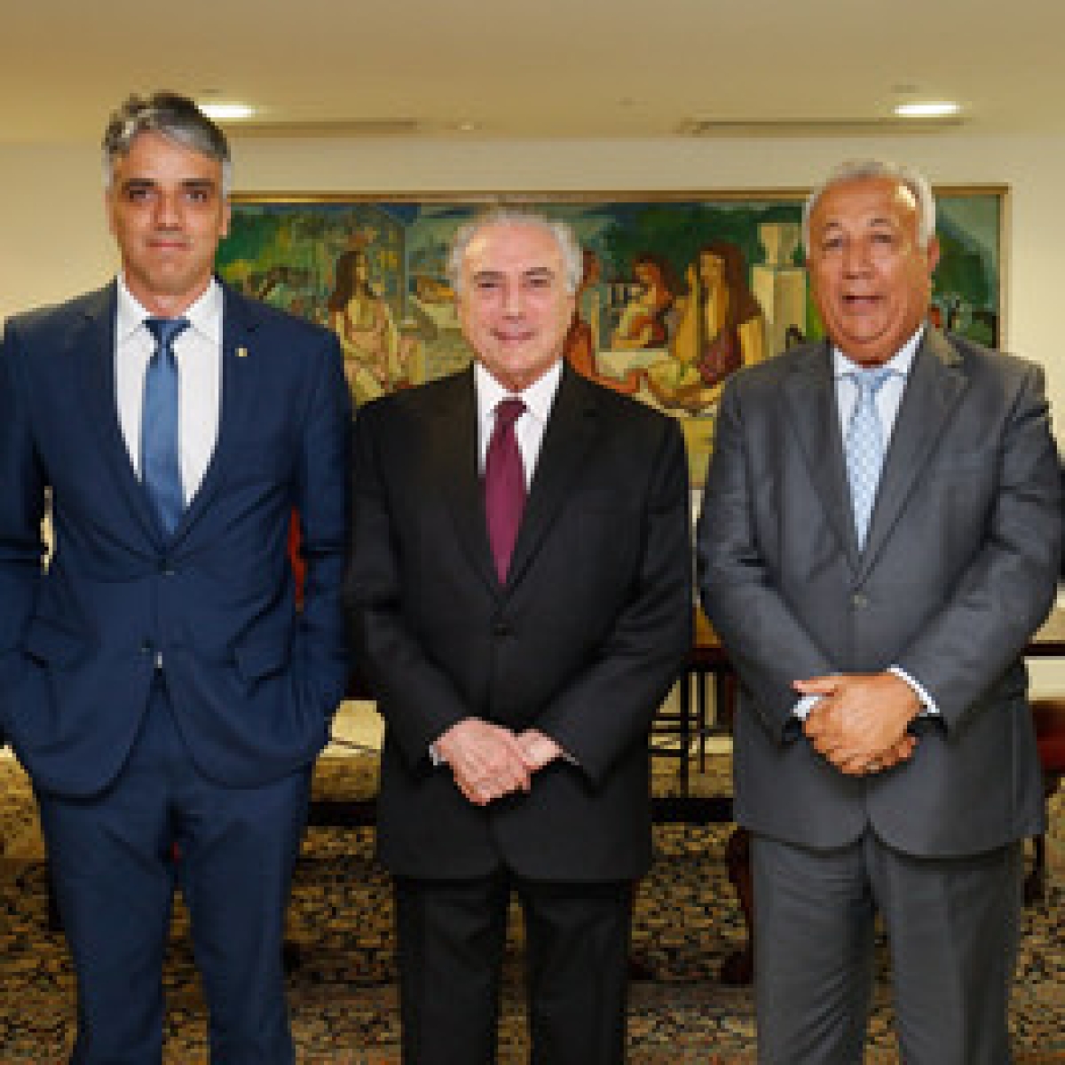 Jackson Barreto reúne-se com Michel Temer para tratar do Finisa  (Foto: Alan Santos/PR)