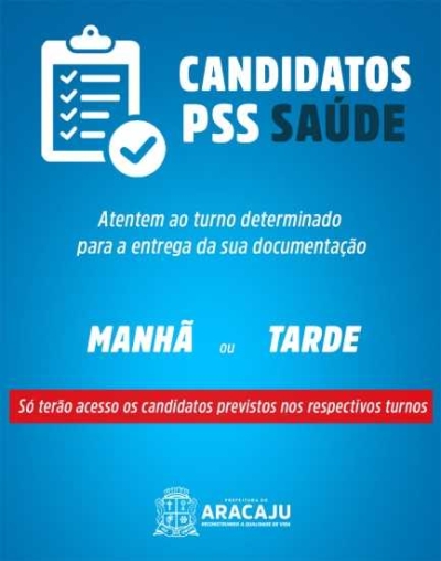 Candidatos devem ficar atentos aos horários e local da entrega dos documentos