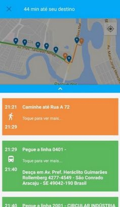 Aplicativo é sucesso para acompanhar itinerário de ônibus; mais de 1,3 milhão de acessos ao CittaMobi (Foto: Reprodução/CittaMobi)