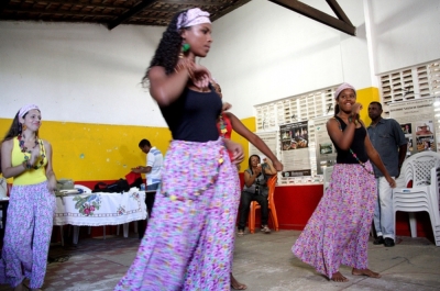  Grupo de dança afro da comunidade se apresentando em audiência pública (Foto: Arquivo MPF/SE)