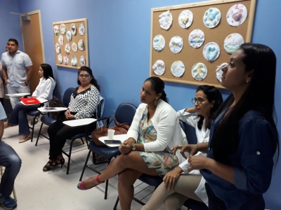Profissionais da MNSL recebem treinamento no Método Canguru (Foto: Ascom/SES)