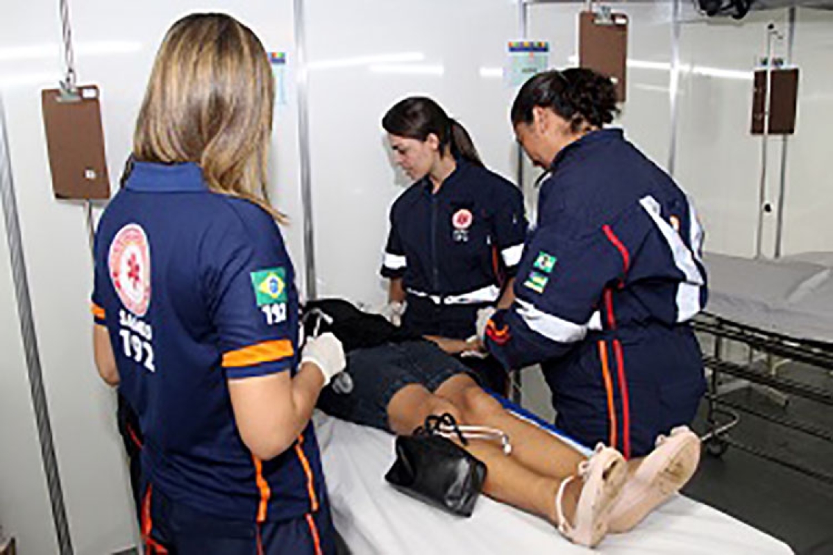Fim de semana: Queda de moto e da própria altura predominam em ocorrências do Samu (Foto: SES/SE)