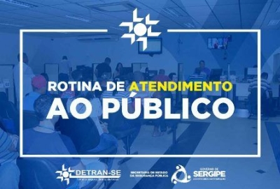 Detran/Sergipe divulga mudanças na rotina de atendimento ao público no fim de ano (Imagem: Detran/SE)