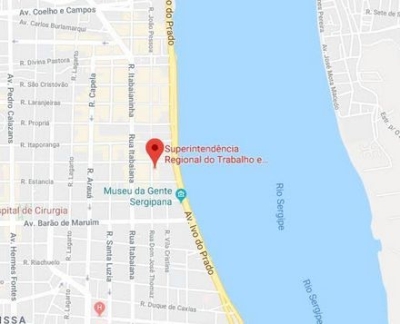 Auditores fiscais do trabalho paralisam atividades nesta segunda-feira (11) (Imagem: Google Maps)