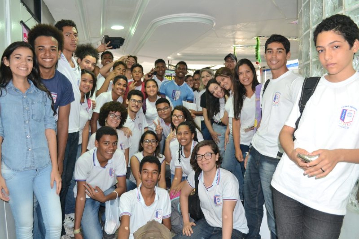 Adolescentes solidários retornam ao Hemose para colaborar com doação de sangue (Foto: SES/SE)