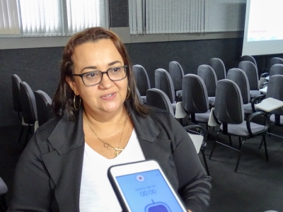 Avaliadora da Iniciativa Hospital Amigo da Criança, Helga Muller (Foto: SES/SE)