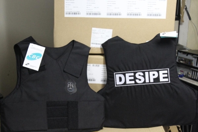 Agentes e guardas prisionais terão coletes à prova de bala (Foto: Ascom/SEJUC)