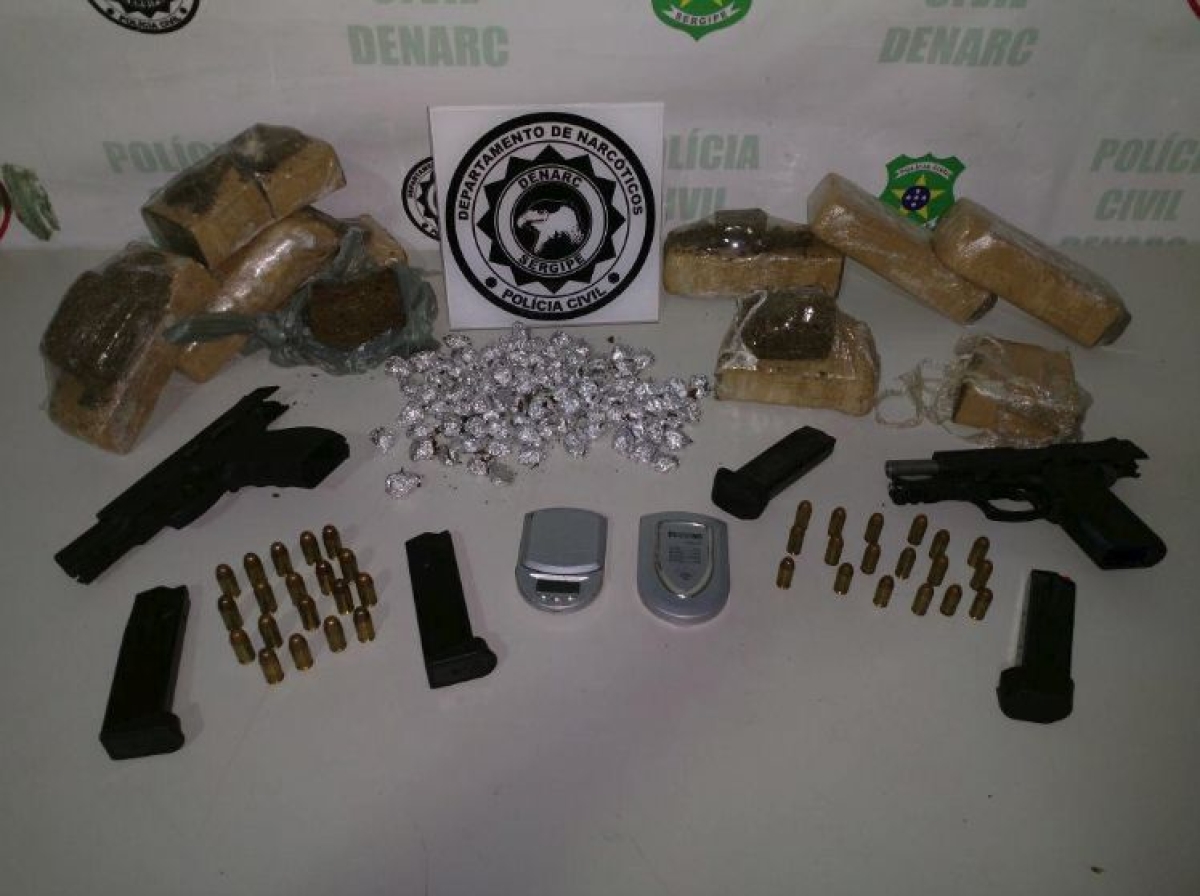 Polícia apreende mais de 1.000 armas de fogo em Sergipe em 2017 (Foto: SSP/SE)