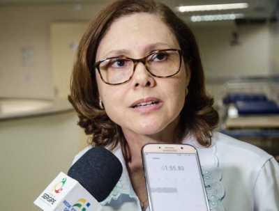 Gerente do Internamento Pediátrico, Maria Helena Veiga (Foto: SES/SE)