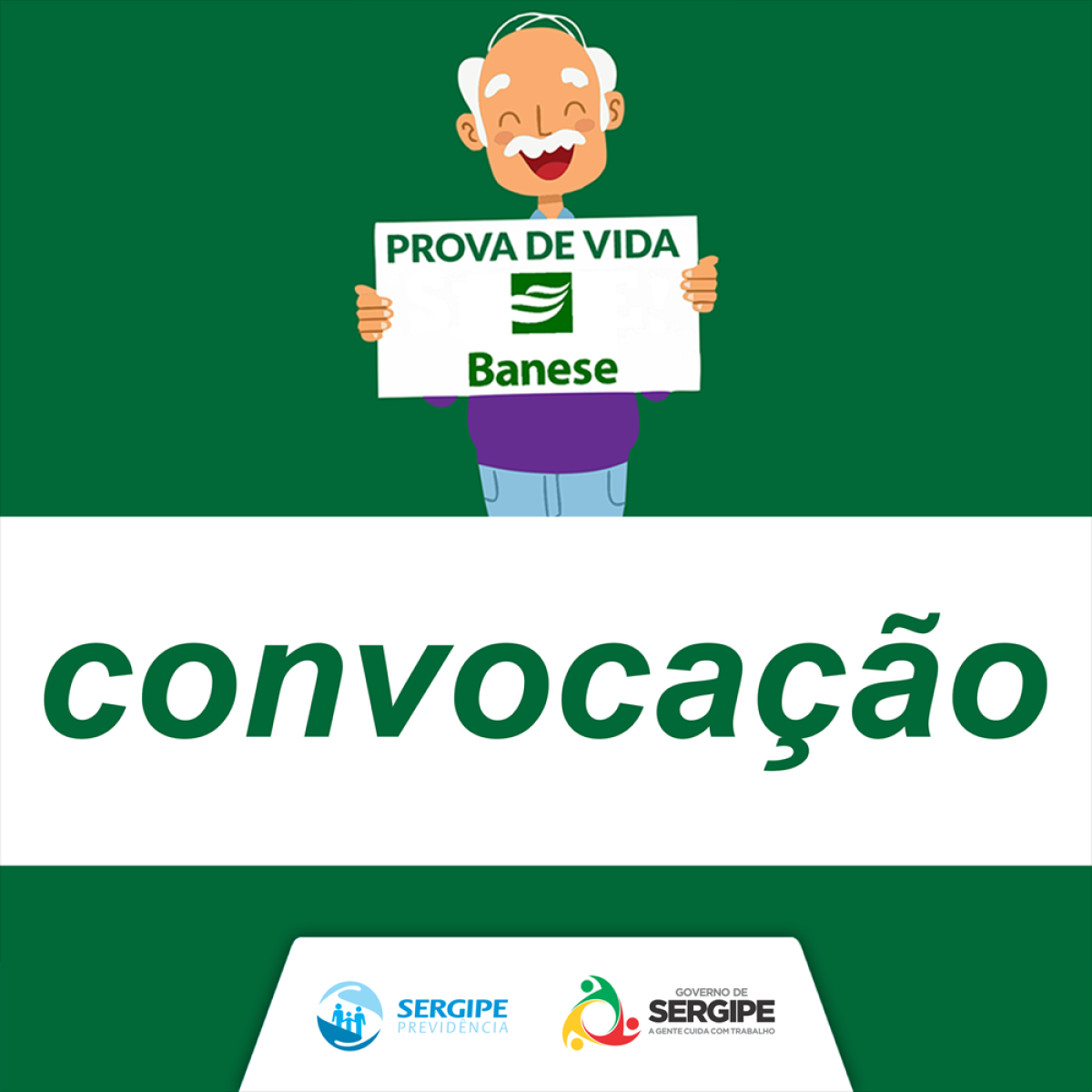Sergipeprevidência convoca aniversariantes de outubro, novembro e dezembro de 2017 para Prova de Vida (Imagem: Banese)