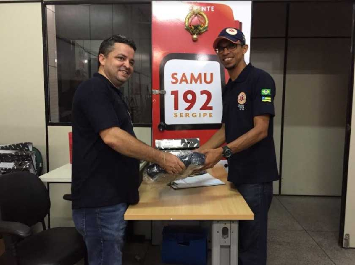 Equipes assistenciais do Samu recebem novo fardamento (Foto: SES/SE)