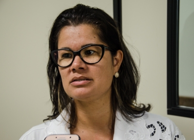 Katiúcia Bonfim, física médica que atua no setor de Radioterapia do Huse (Foto: SES/SE)