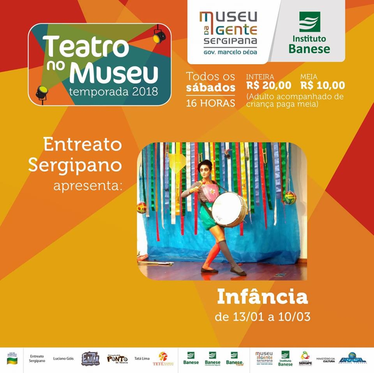 Instituto Banese abre terceira edição do projeto Teatro no Museu (Imagem: Divulgação)