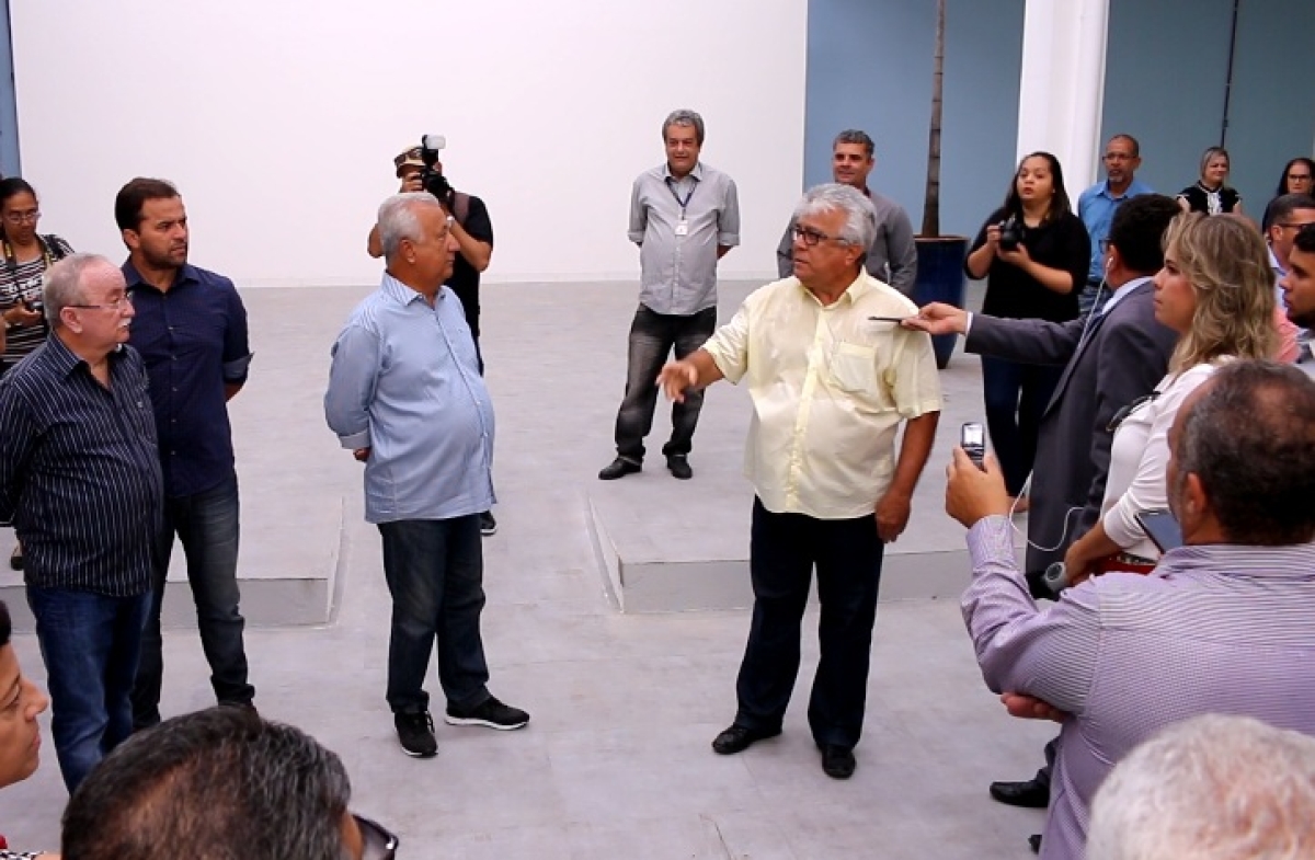 Governador de Sergipe e secretário de Estado da Saúde apresentam Centro Administrativo da Saúde à sociedade (Foto: SES/SE)